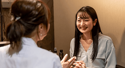 丁寧なカウンセリング