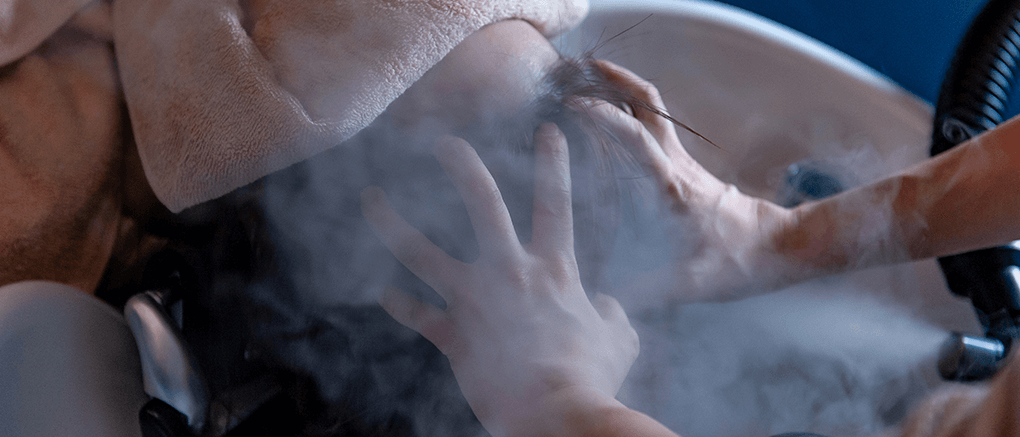 オールハンドで頭の形 頭皮の状態に合わせた施術